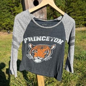 Vintage Princeton University Tigers Varsity Shirt Women Size Medium Color-block